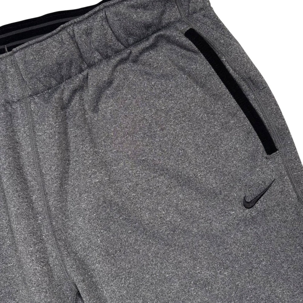 Nike ThermaFIT Athletic Training Pant Women S Heather Gray Fleece Line Embroider